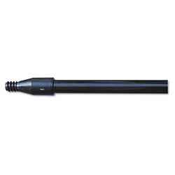 Fiberglass Broom Handle, Nylon Plastic Threaded End, 1 Dia. x 60 Long, Black US-UNS636