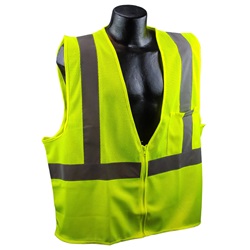 Full Source US2LM19 ANSI Class 2 Mesh Safety Vest - Yellow/Lime US2LM19