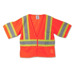 Full Source US3OM31 ANSI Class 3 Mesh Safety Vest - Orange US3OM31
