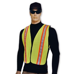 Lime Mesh Economy Reflective Vest USELM2R