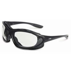 Uvex Seismic Reading Safety Glasses - Black Frame - Clear Anti-Fog Lens UVEX-S0661X
