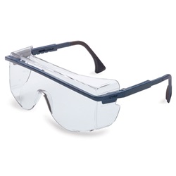 Uvex Astro OTG 3001 Safety Glasses - Blue Frame - Clear Lens UVEX-S2510