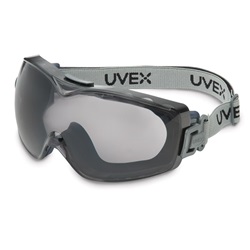 Uvex Stealth OTG Goggles - Navy Frame - Gray Dura-Streme Lens - Logoed Fabric Band UVEX-S3971DF