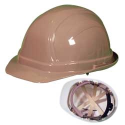 Vulcan V200 Hard Hat - 6-Point Ratchet Suspension - Gray V200Grey