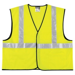 River City VCL2SL Economy Class 2 Solid Safety Vest - Yellow/Lime VCL2SL