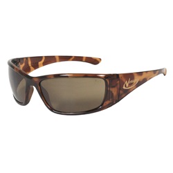 Radians Vengeance Safety Eyewear - Tortoise Shell Frame - Brown Polarized Lens VG3-P