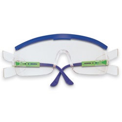 Crews ZX Plus Safety Glasses - Purple/Green Frame - Clear Lens ZX950