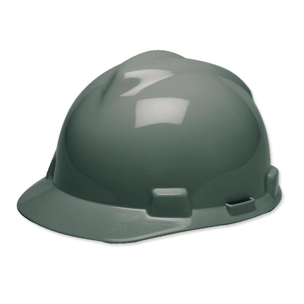 MSA 475364 VGard Hard Hat FasTrac Suspension Gray