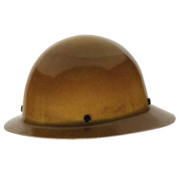 MSA 475407 Skullgard Full Brim Hard Hat FasTrac Suspension Tan