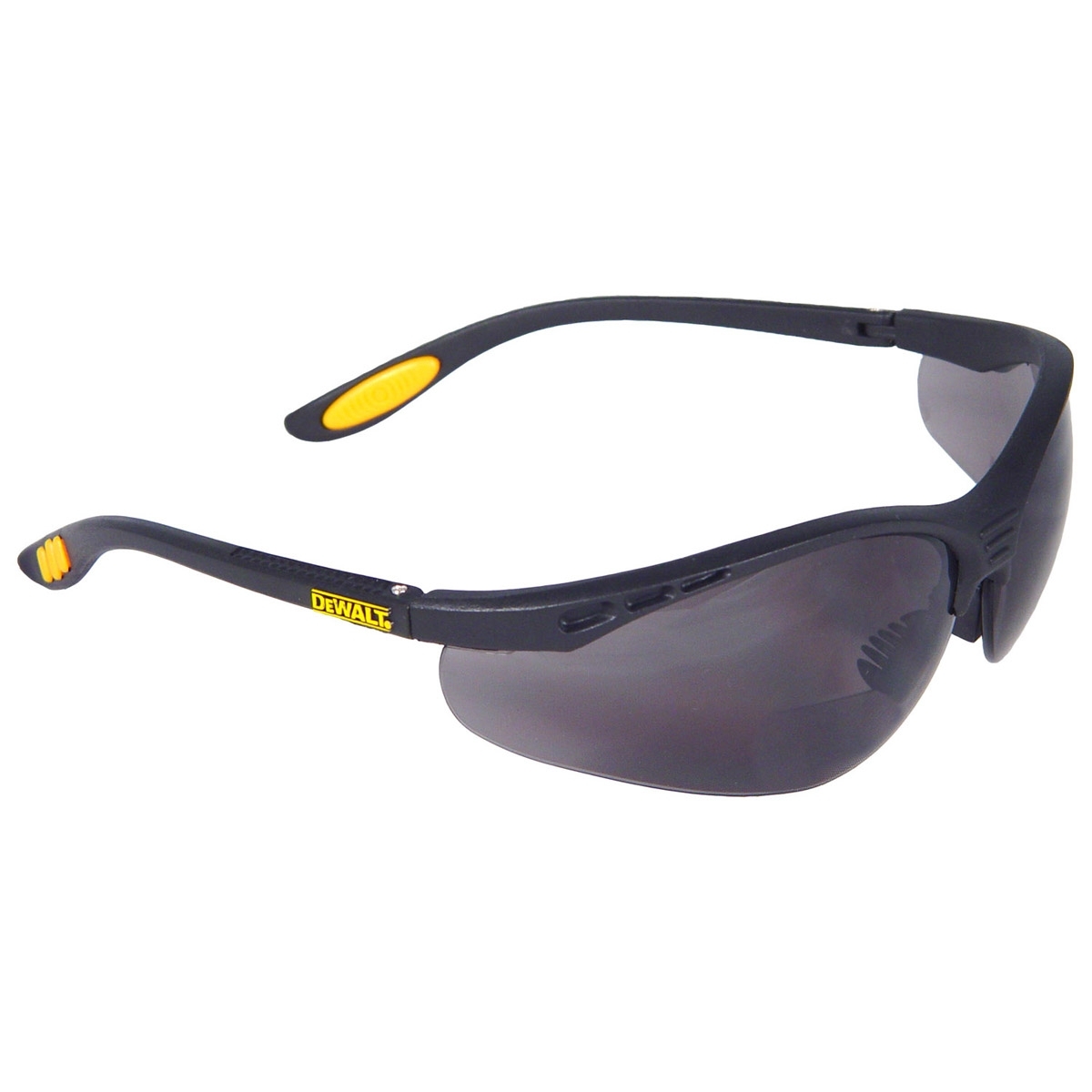 DeWalt DPG592 Reinforcer Rx Safety Glasses Black Frame Smoke