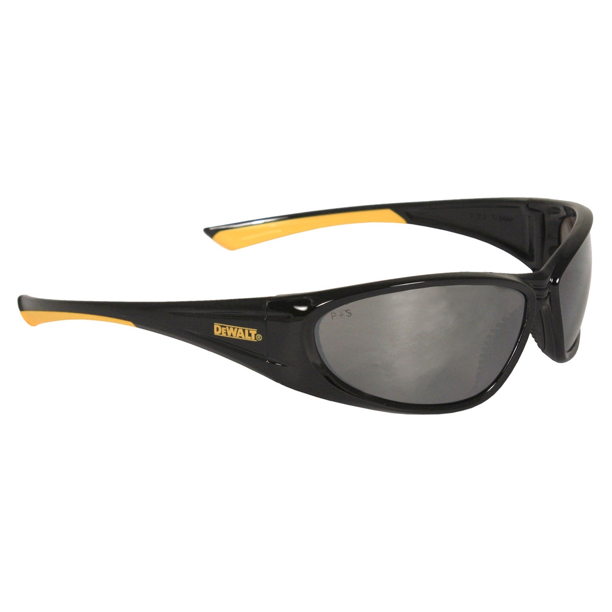 DeWalt DPG98-6 Gable Safety Glasses - Black/Yellow Frame ...