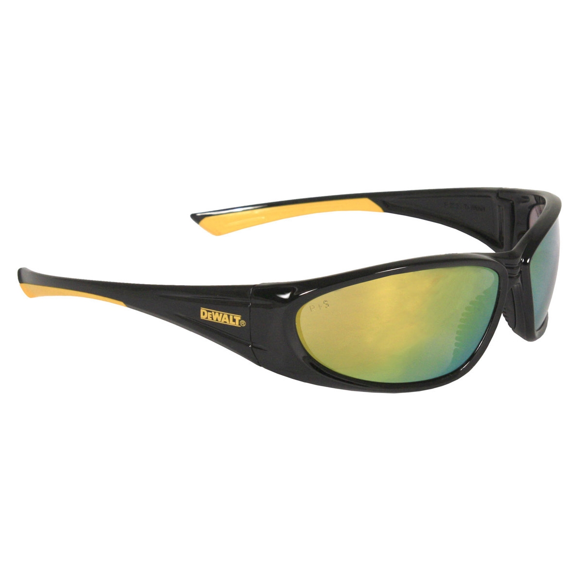 DeWalt DPG98-Y Gable Safety Glasses - Black/Yellow Frame ...
