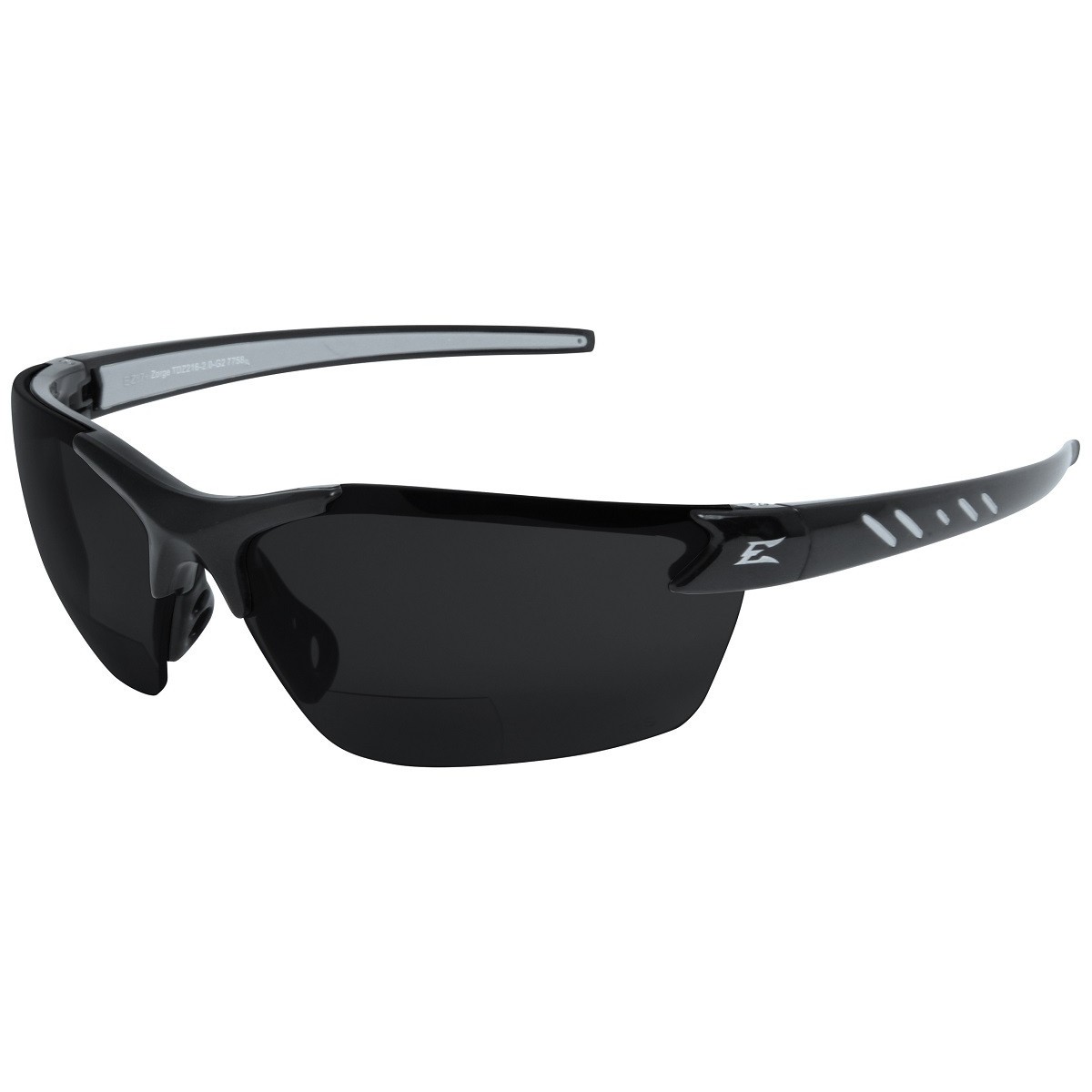 Edge DZ1162.0G2 G2 Safety Glasses Black Frame Smoke Bifocal