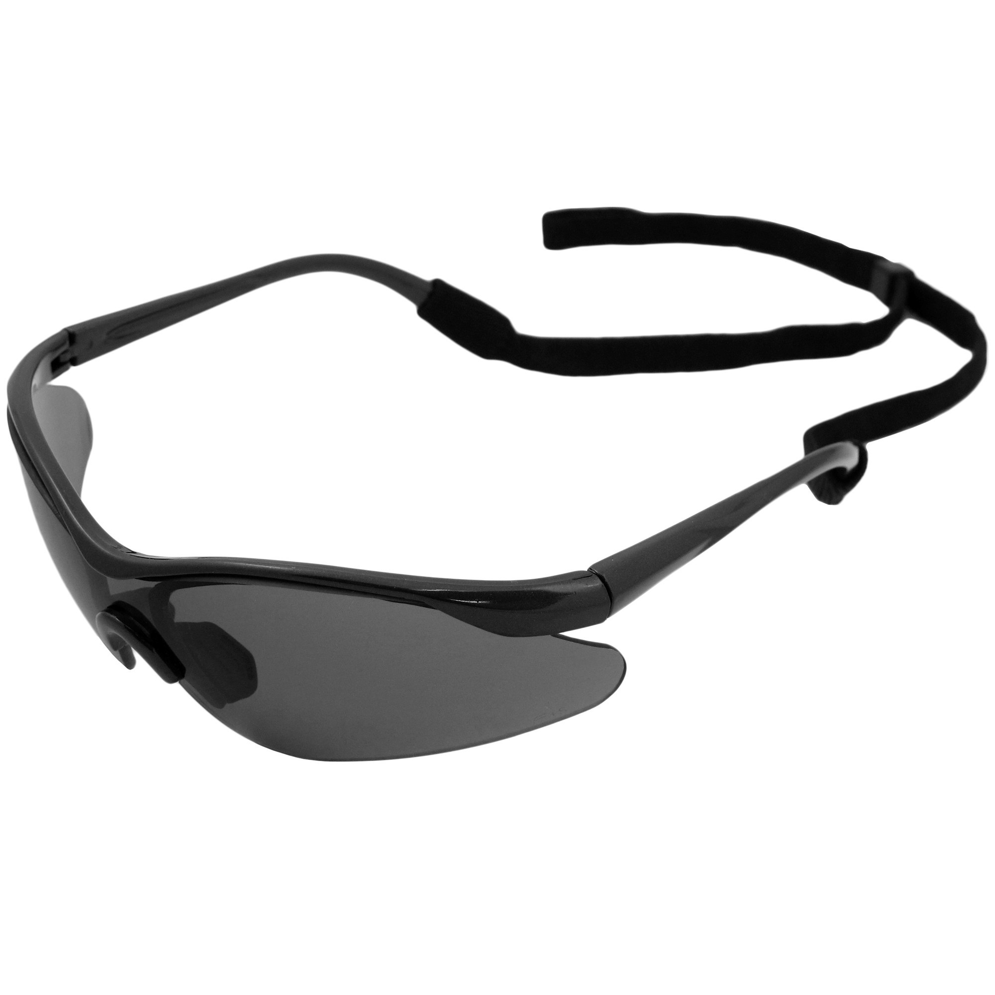 ERB Maltese Safety Glasses - Black Frame - Smoke Lens ...