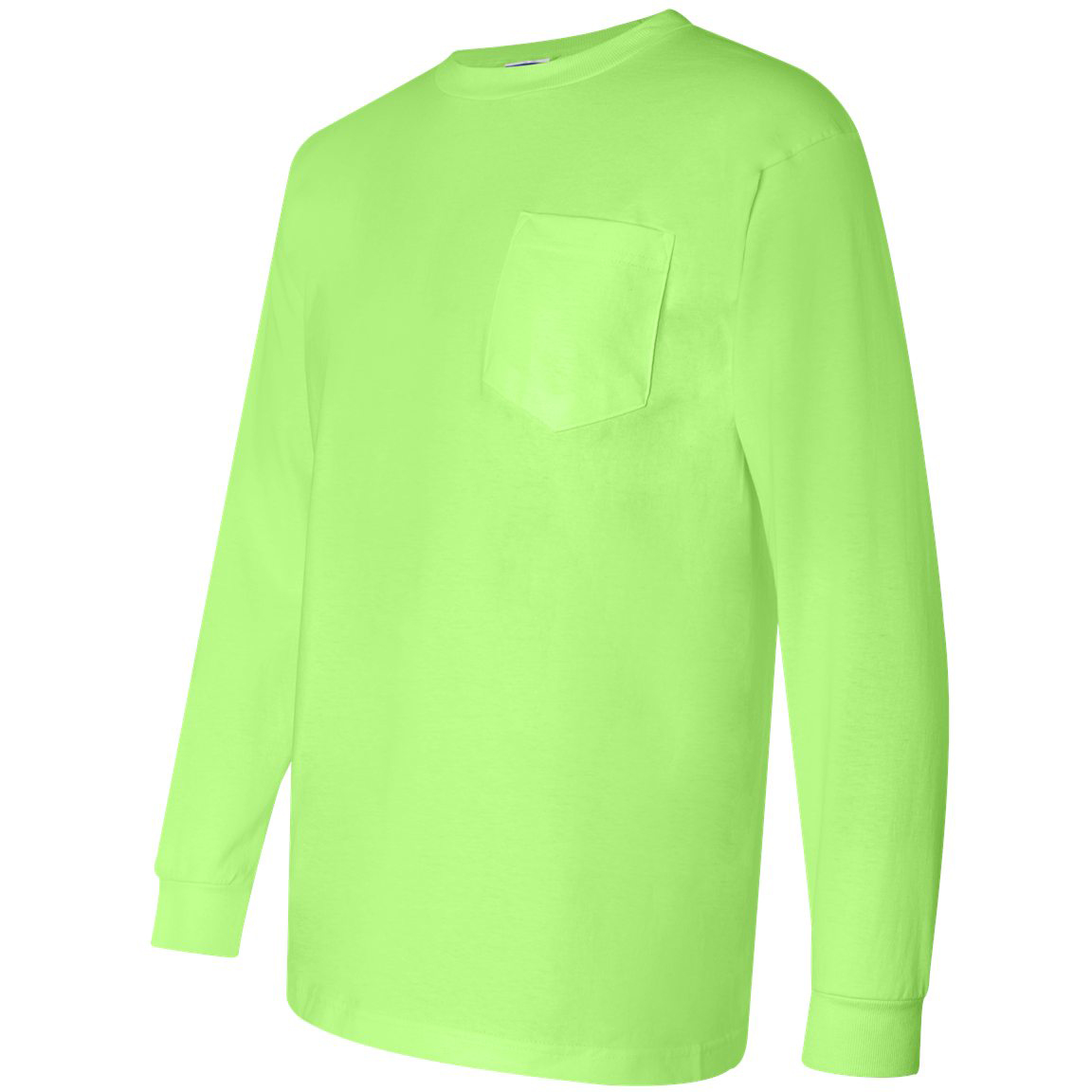 lime green long sleeve tshirt