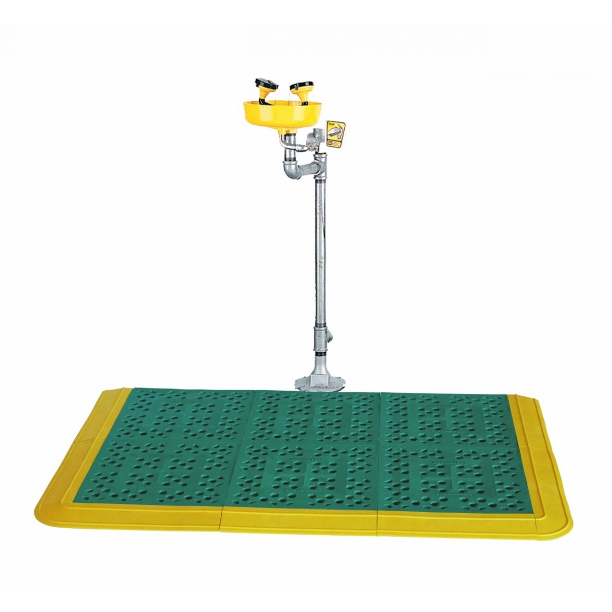 Wearwell 546 F.I.T Emergency Shower Floor Mat Kit 5/8" Thickness