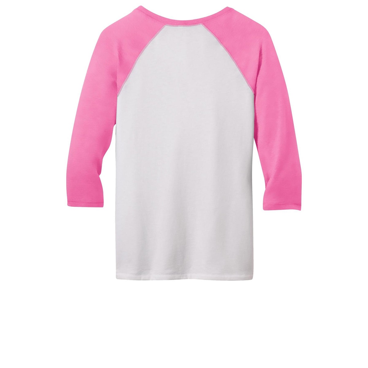 Raglan Pink district dt228 juniors 50 50 3 4 sleeve raglan true Raglan Pink district dt228 juniors 50 50 3 4 sleeve raglan true