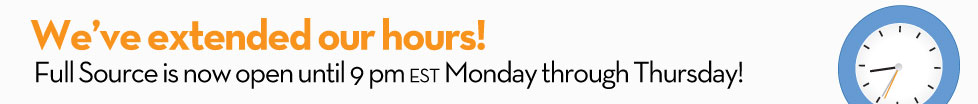 Hours: M-Th 8am to 9pm EST - Fri 8am to 6pm EST Extended Hours