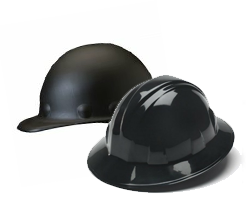 Black Hard Hats