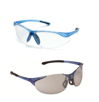 Blue Frame Safety Glasses
