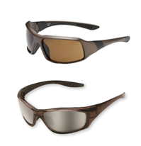 Brown Frame Safety Glasses