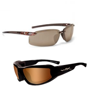 Brown Safety Glasses
