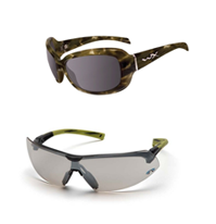 Green Frame Safety Glasses