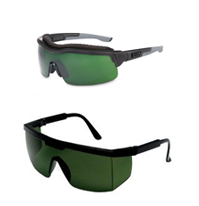Green Lens Safety Glasses