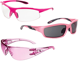 Pink Safety Glasses