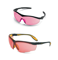 Pink Lens Safety Glasses