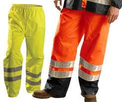Silver Reflective Rain Pants