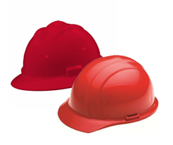 Red Hard Hats