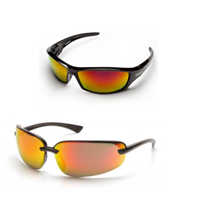 Red Mirror Safety Glasses