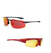 Red Safety Glasses