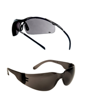 Smoke Lens Safety Glasses