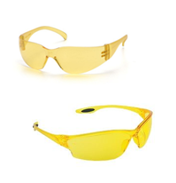 Yellow Frame Safety Glasses