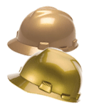 Gold Hard Hats