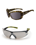 Green Frame Safety Glasses