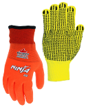 View High Visibility String Knit Gloves