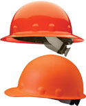 Fibre Metal Orange Hard Hats