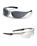 Silver Frame Safety Glasses